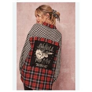 Promesa Large Checkered Black and Red America Tour 1979-1980 Shirt